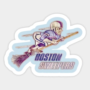 Boston Sweepers Football Sticker